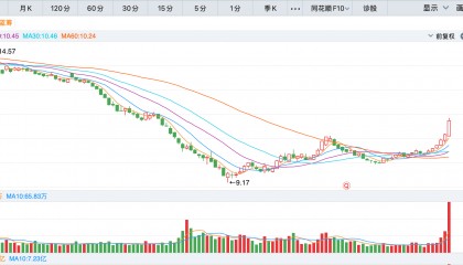 市场多数股票下跌，为何上汽集团股价逆势大涨？