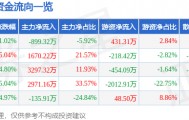股票行情快报：*ST九鼎（600053）5月12日主力资金净卖出899.32万元
