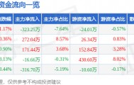 股票行情快报：空港股份（600463）3月6日主力资金净卖出323.25万元
