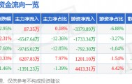股票行情快报：宁波华翔（002048）3月25日主力资金净买入87.35万元