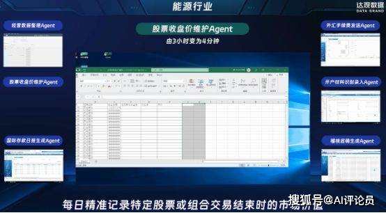 达观Agent应用于维护股票收盘价，维护时间从3小时变为4分钟